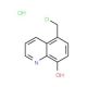 5-(chloromethyl)quinolin-8-ol hydrochloride (CAS 4053-45-6) - chemical structure image