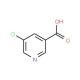 5-Chloronicotinic acid (CAS 22620-27-5) - chemical structure image
