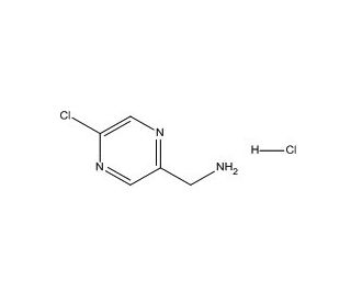 (5-Chloropyrazin-2-yl)methanamine hydrochloride (CAS 1060814-53-0) - chemical structure image