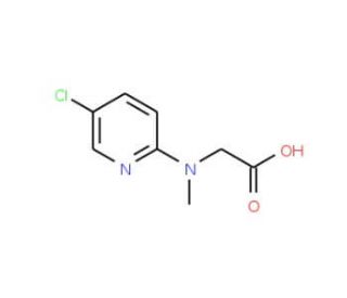 [(5-chloropyridin-2-yl)(methyl)amino]acetic acid - chemical structure image