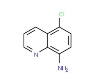 5-chloroquinolin-8-amine (CAS 5432-09-7) - chemical structure image