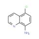 5-chloroquinolin-8-amine (CAS 5432-09-7) - chemical structure image