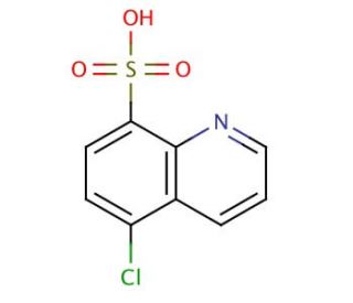 5-Chloroquinoline-8-sulfonic Acid (CAS 90225-09-5) - chemical structure image