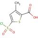 5-(chlorosulfonyl)-3-methylthiophene-2-carboxylic acid - chemical structure image