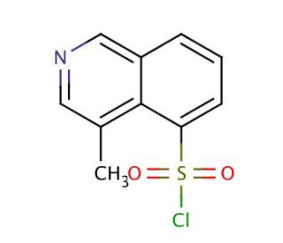 5-Chlorosulfonyl-4-methylisoquinoline (CAS 194032-16-1) - chemical structure image