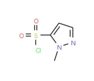 5-(Chlorosulphonyl)-1-methyl-1H-pyrazole (CAS 1020721-61-2) - chemical structure image