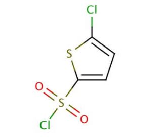 5-Chlorothiophene-2-sulfonyl chloride (CAS 2766-74-7) - chemical structure image