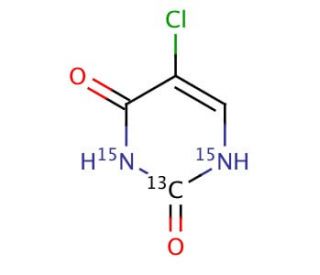 5-Chlorouracil-15N2,13C - chemical structure image