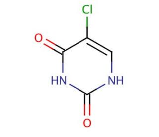 5-Chlorouracil (CAS 1820-81-1) - chemical structure image