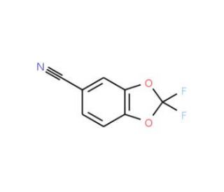 5-Cyano-2,2-difluoro-1,3-benzodioxole (CAS 135132-34-2) - chemical structure image