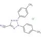 5-Cyano-2,3-di-(p-tolyl)tetrazolium chloride (CAS 90217-02-0) - chemical structure image