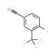 5-Cyano-2-fluorobenzotrifluoride (CAS 67515-59-7) - chemical structure image