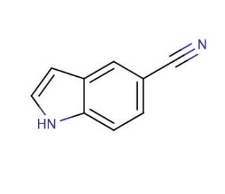 5-Cyanoindole (CAS 15861-24-2) - chemical structure image