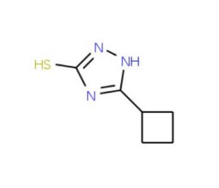 5-cyclobutyl-1H-1,2,4-triazole-3-thiol - chemical structure image