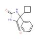 5-Cyclobutyl-5-phenylhydantoin (CAS 125650-44-4) - chemical structure image