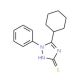 5-Cyclohexyl-1-phenyl-1H-[1,2,4]triazole-3-thiol - chemical structure image