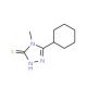 5-Cyclohexyl-4-methyl-4H-1,2,4-triazole-3-thiol (CAS 335220-81-0) - chemical structure image