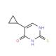 5-Cyclopropyl-2-thioxo-2,3-dihydro-1H-pyrimidin-4-one - chemical structure image