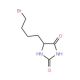 5-δ-Bromobutylhydantoin (CAS 28484-49-3) - chemical structure image