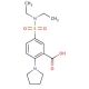 5-Diethylsulfamoyl-2-pyrrolidin-1-yl-benzoic acid - chemical structure image