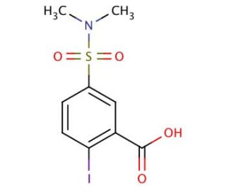 5-(dimethylsulfamoyl)-2-iodobenzoic acid - chemical structure image