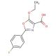 5-ethoxy-2-(4-fluorophenyl)-1,3-oxazole-4-carboxylic acid - chemical structure image