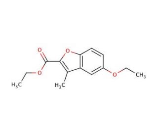 5-Ethoxy-3-methyl-benzofuran-2-carboxylic acid ethyl ester - chemical structure image