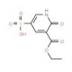 5-(Ethoxycarbonyl)-6-hydroxy-3-pyridinesulfonicacid - chemical structure image