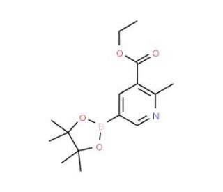 5-(Ethoxycarbonyl)-6-methylpyridine-3-boronic acid, pinacol ester (CAS 1150561-58-2) - chemical structure image