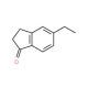5-Ethyl-2,3-dihydro-1H-inden-1-one (CAS 4600-82-2) - chemical structure image