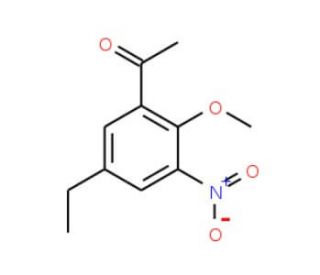 5-Ethyl-2-methoxy-3-nitroacetophenone - chemical structure image