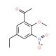 5-Ethyl-2-methoxy-3-nitroacetophenone - chemical structure image