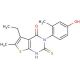 5-Ethyl-3-(4-hydroxy-2-methyl-phenyl)-2-mercapto-6-methyl-3H-thieno[2,3-d]pyrimidin-4-one - chemical structure image