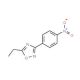 5-Ethyl-3-(4-nitrophenyl)-1,2,4-oxadiazole (CAS 10185-65-6) - chemical structure image
