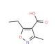 5-Ethyl-3-methyl-isoxazole-4-carboxylic acid - chemical structure image