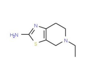 5-Ethyl-4,5,6,7-tetrahydro-thiazolo[5,4-c]pyridin-2-ylamine (CAS 17899-49-9) - chemical structure image