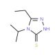 5-Ethyl-4-isopropyl-4H-1,2,4-triazole-3-thiol - chemical structure image