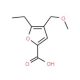 5-Ethyl-4-methoxymethyl-furan-2-carboxylic acid - chemical structure image