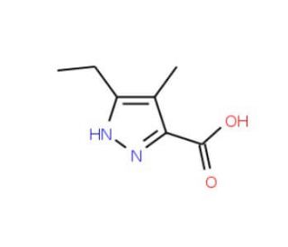 5-Ethyl-4-methyl-2H-pyrazole-3-carboxylic acid - chemical structure image