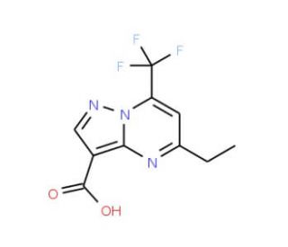 5-Ethyl-7-trifluoromethyl-pyrazolo[1,5-a]-pyrimidine-3-carboxylic acid - chemical structure image