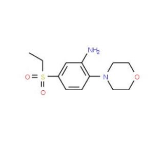 5-Ethylsulfonyl-2-morpholin-4-yl-aniline - chemical structure image