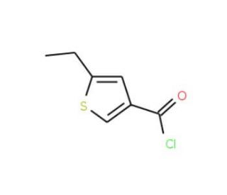 5-ethylthiophene-3-carbonyl chloride - chemical structure image