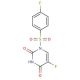 5-fluoro-1-[(4-fluorophenyl)sulfonyl]pyrimidine-2,4(1H,3H)-dione - chemical structure image