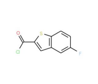 5-Fluoro-1-benzothiophene-2-carbonyl chloride - chemical structure image