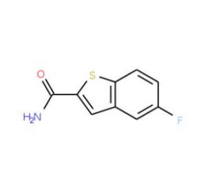 5-Fluoro-1-benzothiophene-2-carboxamide (CAS 1098356-12-7) - chemical structure image