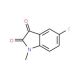 5-fluoro-1-methyl-1H-indole-2,3-dione (CAS 773-91-1) - chemical structure image