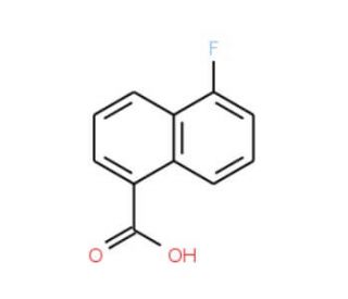 5-Fluoro-1-naphthoic acid (CAS 573-04-6) - chemical structure image