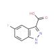 5-Fluoro-1H-indazole-3-carboxylic acid (CAS 1077-96-9) - chemical structure image