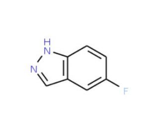 5-Fluoro-1H-indazole (CAS 348-26-5) - chemical structure image