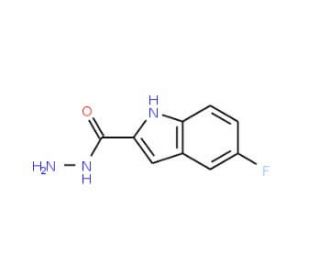 5-Fluoro-1H-indole-2-carbohydrazide - chemical structure image